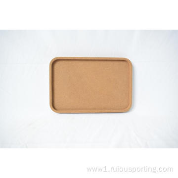 Food Carrying Storage Trays Cork